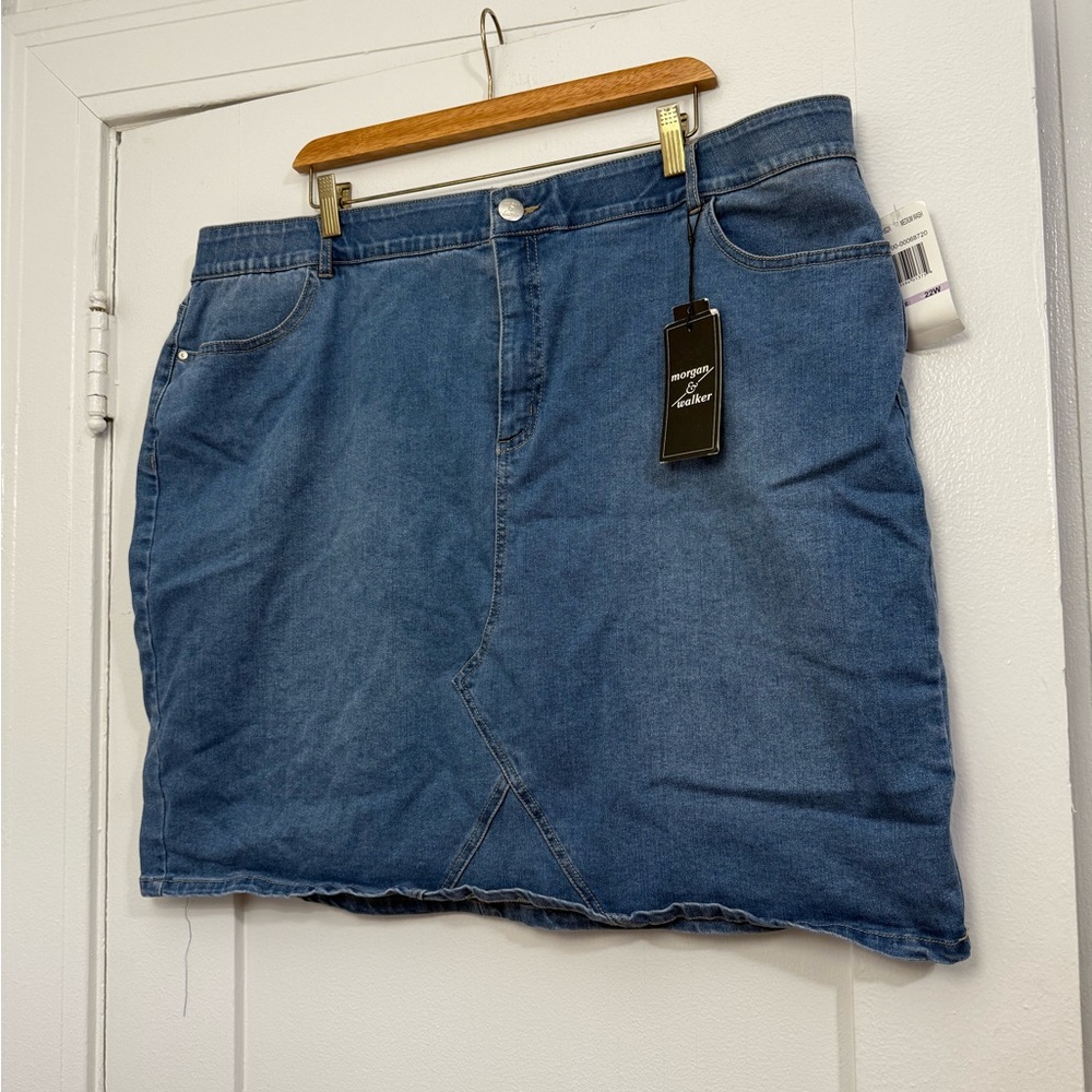 BNWT Denim Mini Skirt by Morgan And Walker (Dia&Co)